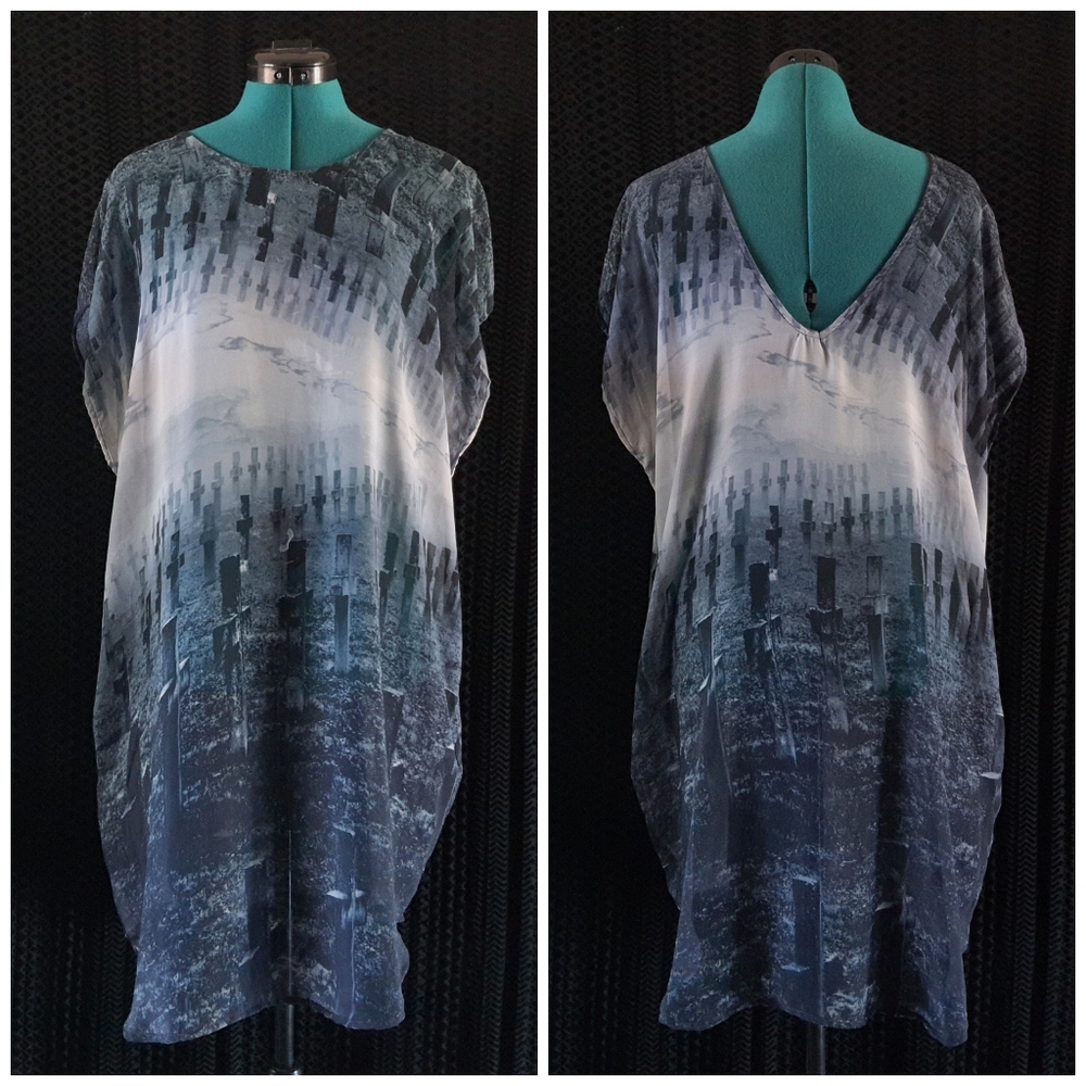 Widow x Lip Service Sheer Cemetery Tunic